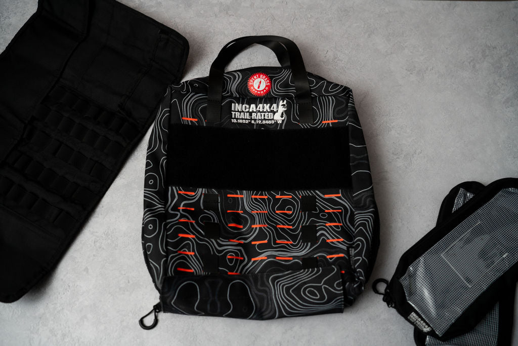 inca4x4 tool briefcase w/ socket wrench organizer + LED