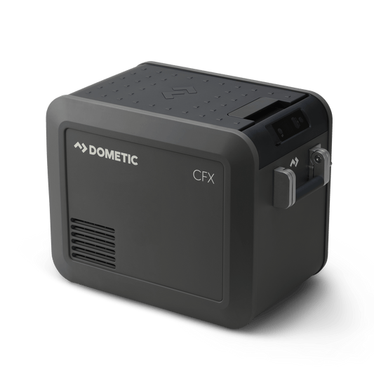 Dometic CFX5 25 25L 12V portable fridge freezer for overlanding 4x4 truck SUV camping