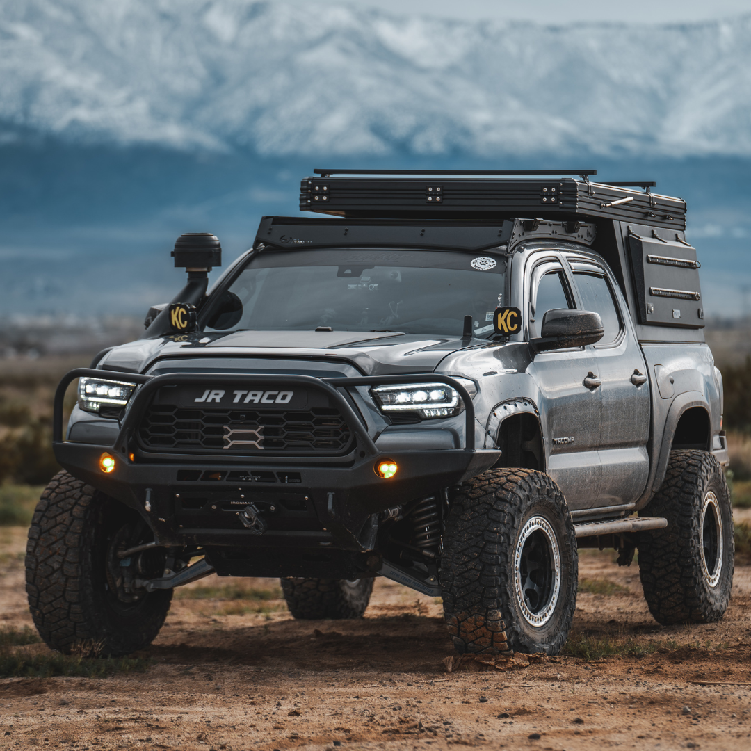 4x4 Overland Gear Aluminum Pop-Up Camper – 2016–2023 Toyota Tacoma | Local Pickup | Overland Truck Camper for 4x4 overlanding and truck camping
