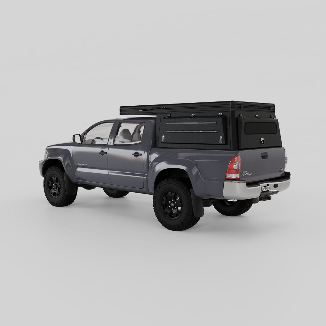 4x4 Overland Gear Aluminum Pop-Up Camper – 2005–2015 Toyota Tacoma | Overland Truck Camper for 4x4 overlanding and truck camping