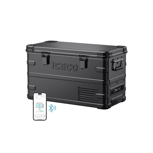 ICECO APL35 35L Black Dual Zone 12V Fridge Freezer portable 12V fridge freezer for overlanding camping truck SUV RV