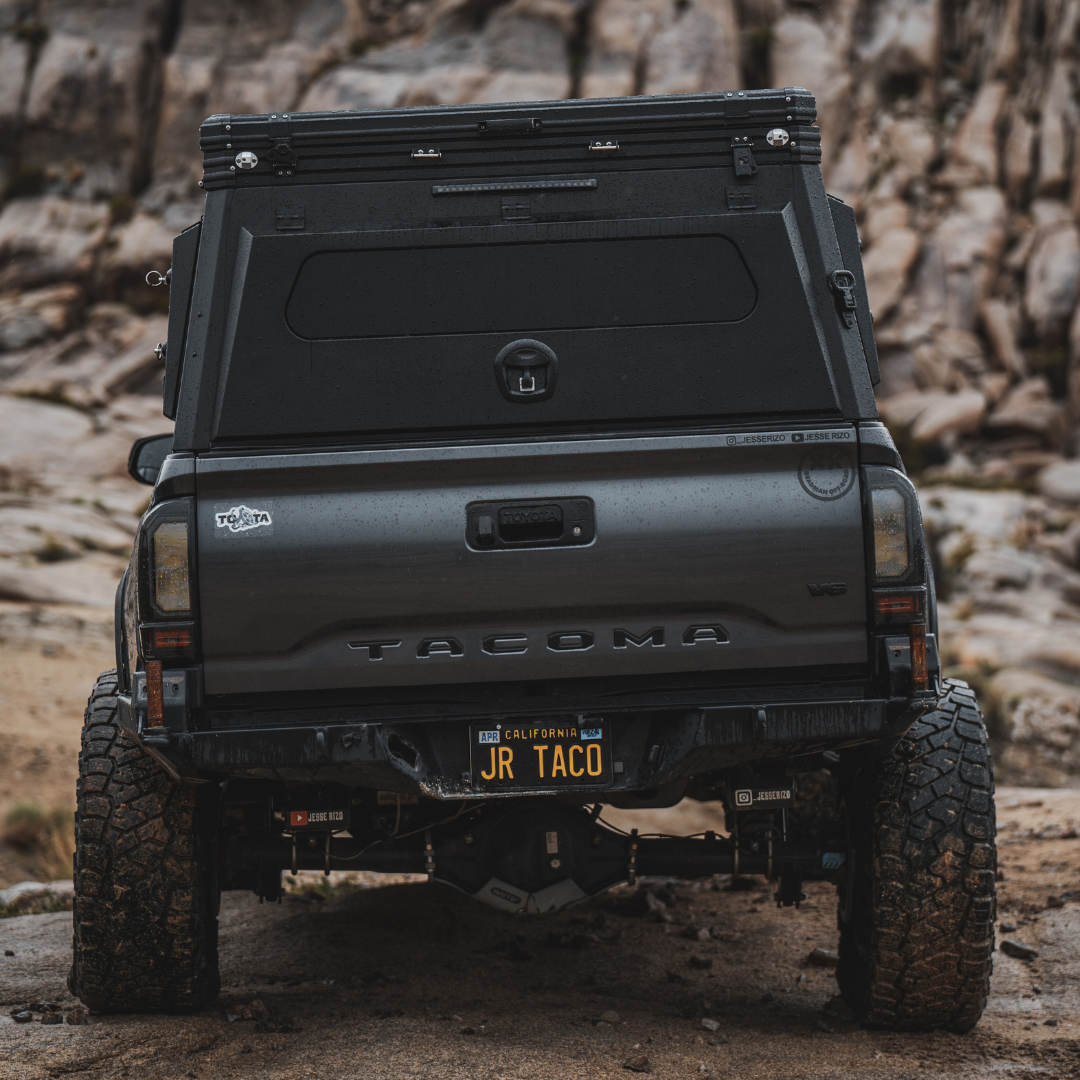 4x4 Overland Gear Aluminum Pop-Up Camper – 2016–2023 Toyota Tacoma | Local Pickup | Overland Truck Camper for 4x4 overlanding and truck camping