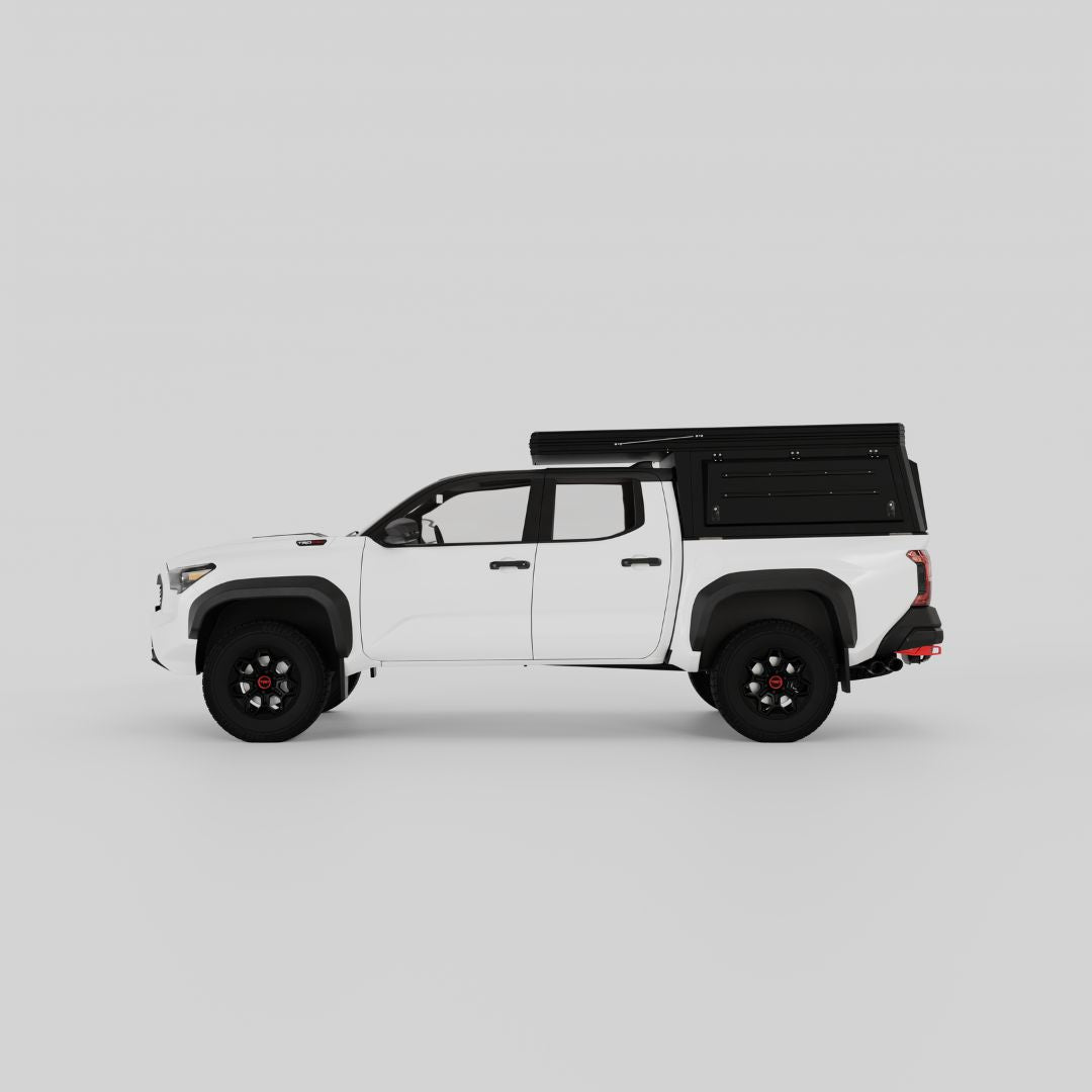 4x4 Overland Gear Aluminum Pop-Up Camper – 2024–2026 Toyota Tacoma 5FT | Overland Truck Camper for 4x4 overlanding and truck camping
