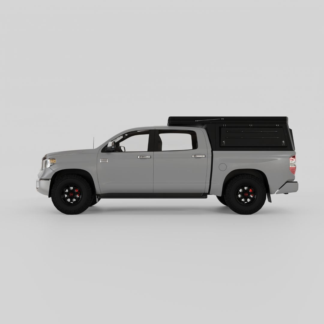 4x4 Overland Gear Aluminum Pop-Up Camper – 2007–2021 Toyota Tundra 5.5' Bed | Overland Truck Camper for 4x4 overlanding and truck camping