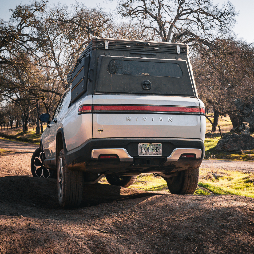 4x4 Overland Gear Aluminum Pop-Up Camper – Rivian R1T Gen 1 & Gen 2 | Overland Truck Camper for 4x4 overlanding and truck camping