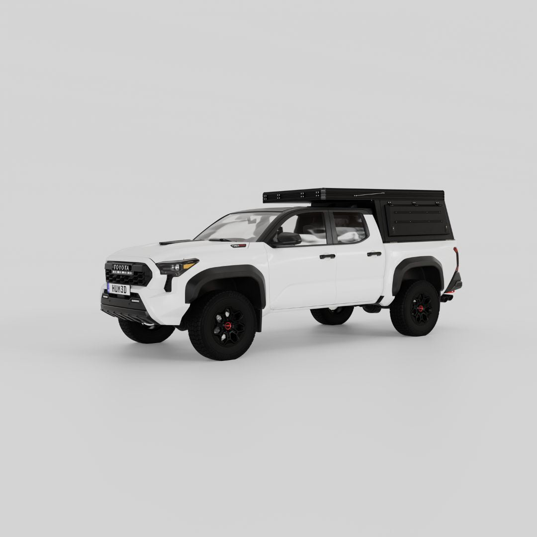 4x4 Overland Gear Aluminum Pop-Up Camper – 2024–2026 Toyota Tacoma 5FT | Overland Truck Camper for 4x4 overlanding and truck camping