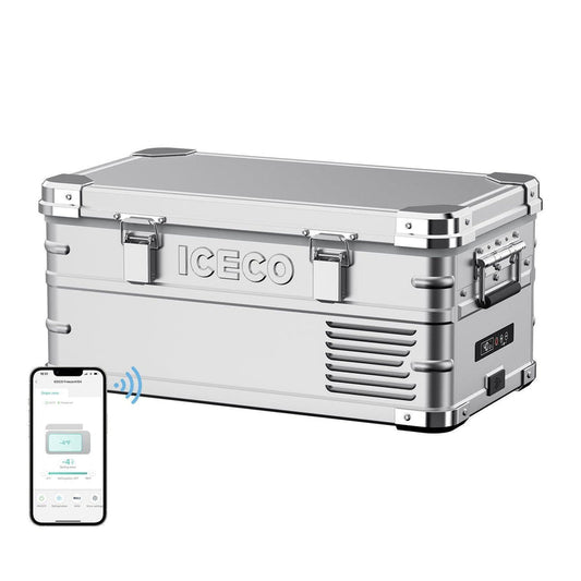 ICECO APL20 20L Silver 12V Portable Fridge Freezer portable 12V fridge freezer for overlanding camping truck SUV RV