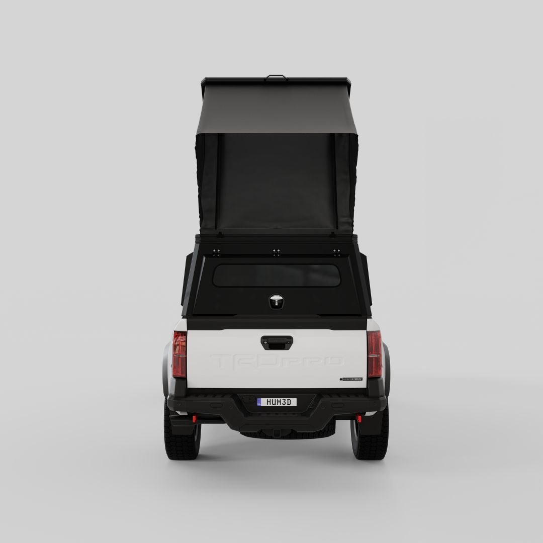 4x4 Overland Gear Aluminum Pop-Up Camper – 2024–2026 Toyota Tacoma 5FT | Overland Truck Camper for 4x4 overlanding and truck camping