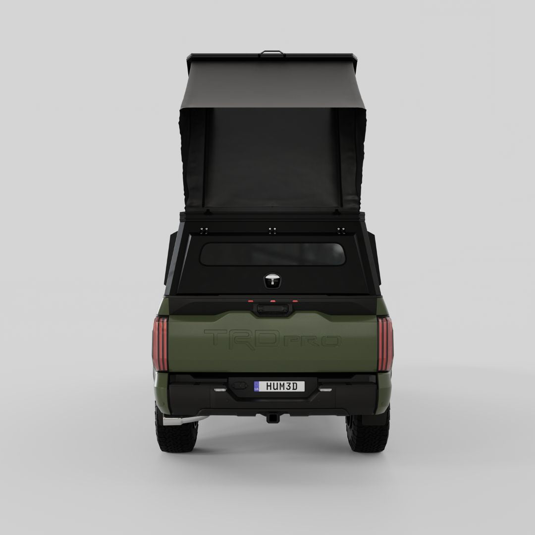4x4 Overland Gear Aluminum Pop-Up Camper – 2022–2024 Toyota Tundra 5.5' Bed | Overland Truck Camper for 4x4 overlanding and truck camping