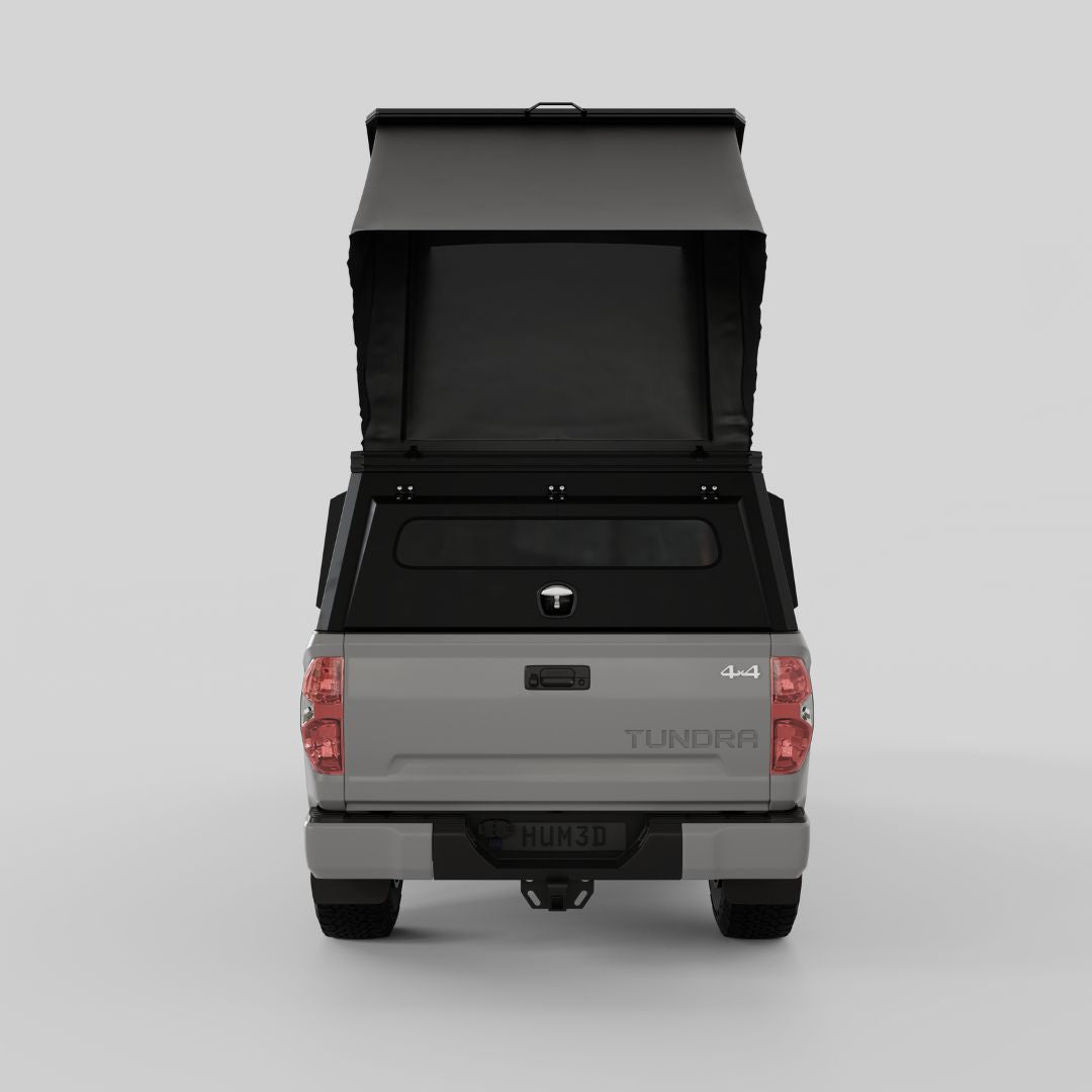 4x4 Overland Gear Aluminum Pop-Up Camper – 2007–2021 Toyota Tundra 5.5' Bed | Overland Truck Camper for 4x4 overlanding and truck camping
