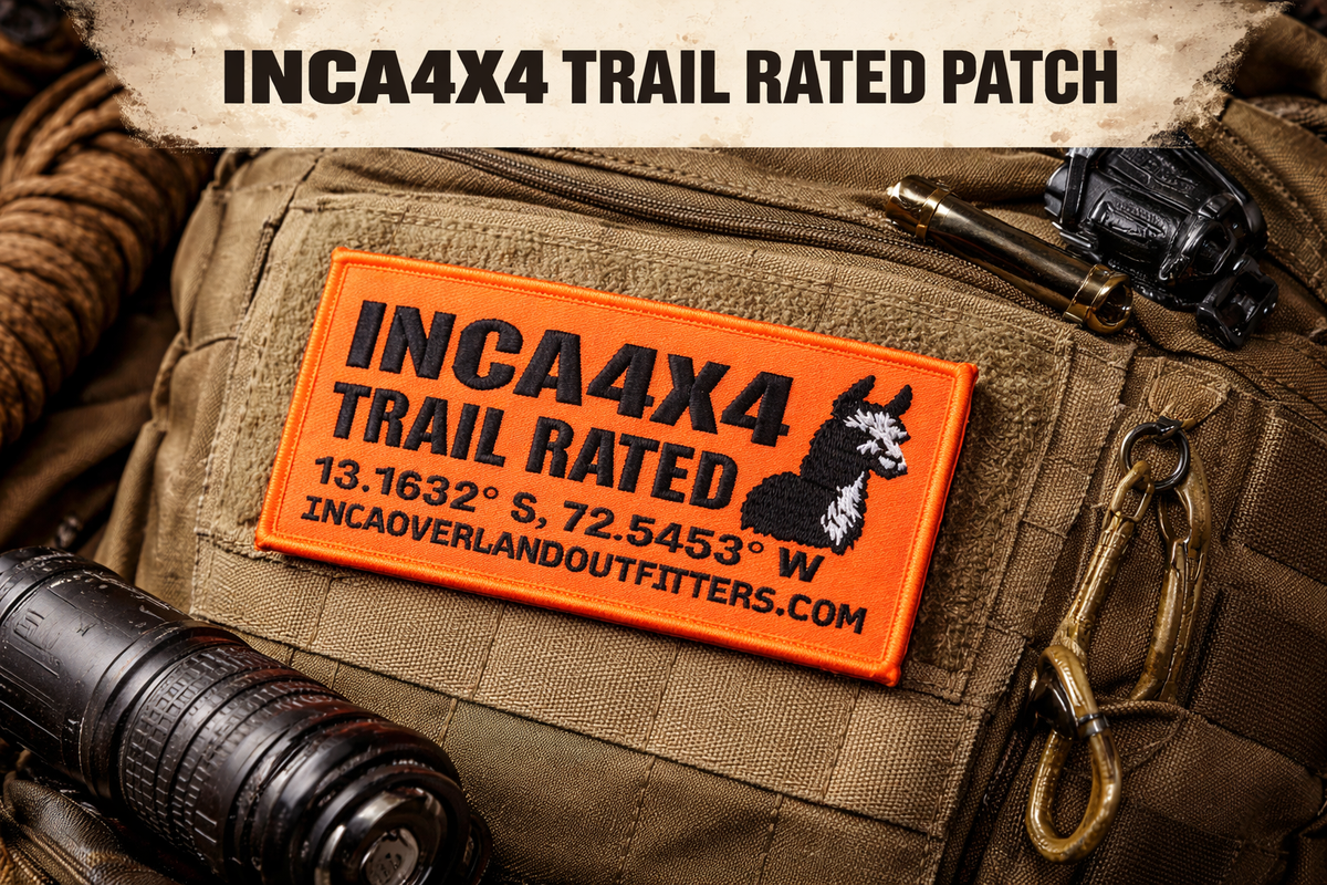 🔥Official 4x4 Overland Gear Patch [Free shipping] for 4x4 overlanding and truck camping