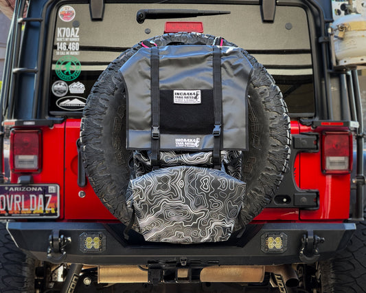 Inca4x4 Overland spare tire tailgate bag 3.0
