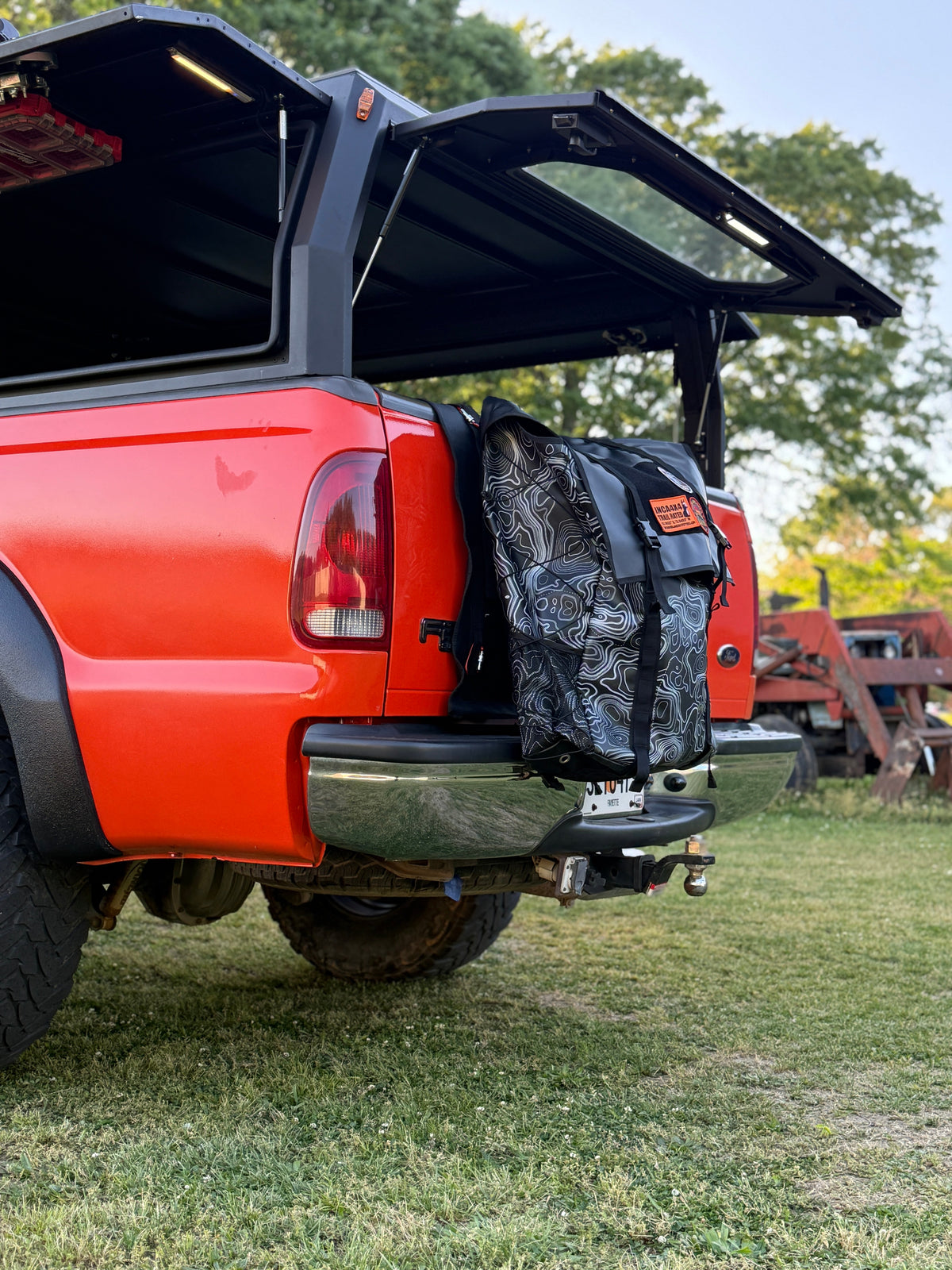Overland spare tire tailgate bag 4.0 for 4x4 overlanding and truck camping
