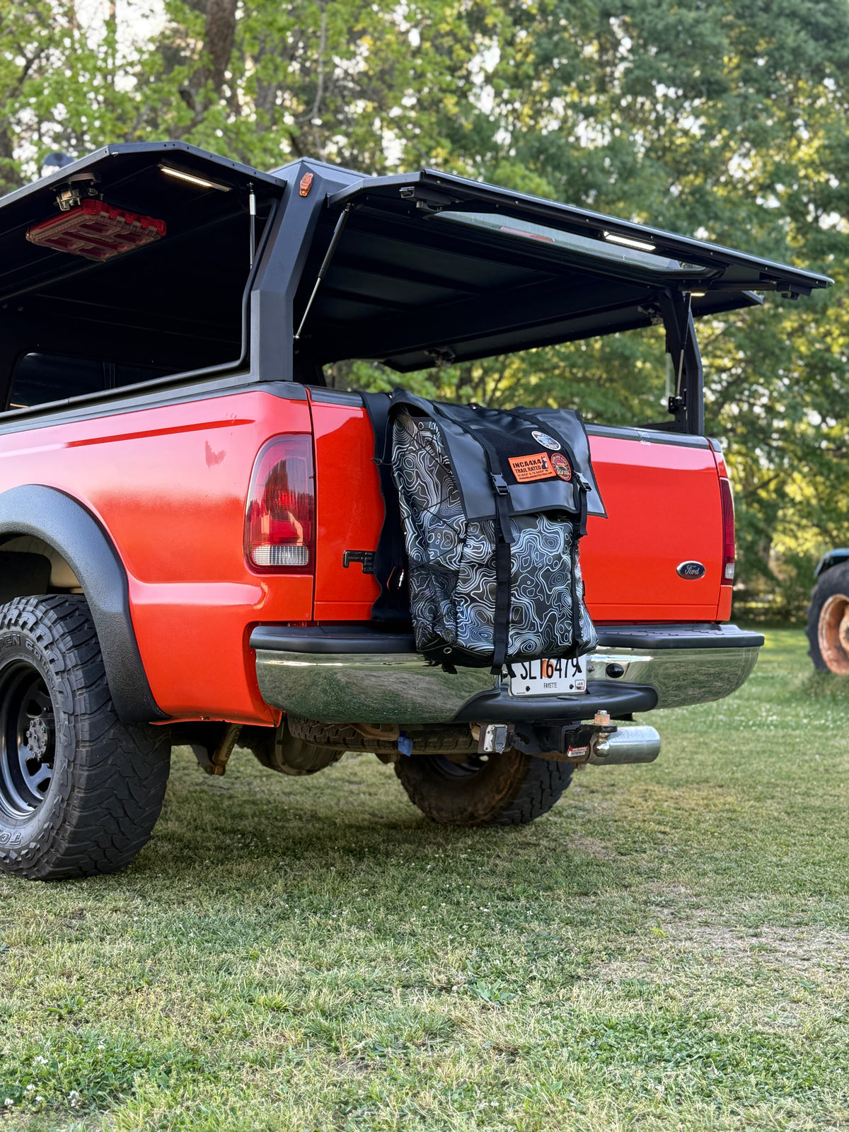 Overland spare tire tailgate bag 4.0 for 4x4 overlanding and truck camping