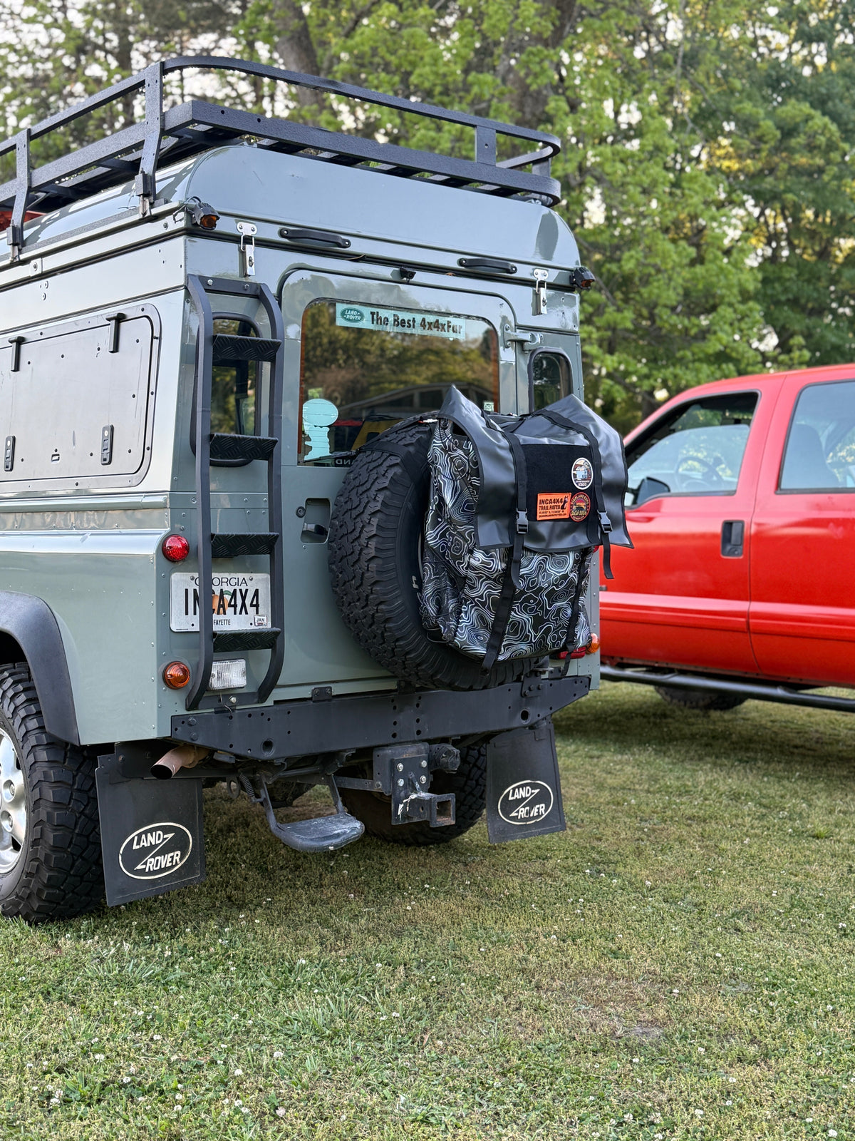 Overland spare tire tailgate bag 4.0 for 4x4 overlanding and truck camping