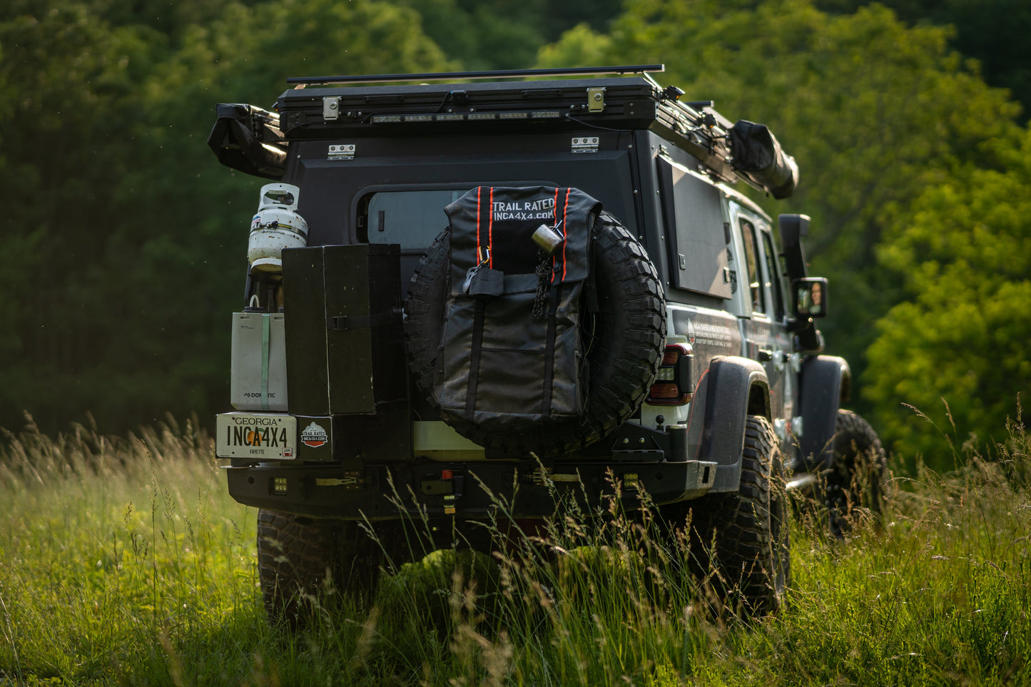 Series II Overland spare tire tailgate bag