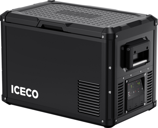 ICECO VL45ProD 45L Dual Zone 12V Portable Fridge Freezer portable 12V fridge freezer for overlanding camping truck SUV RV