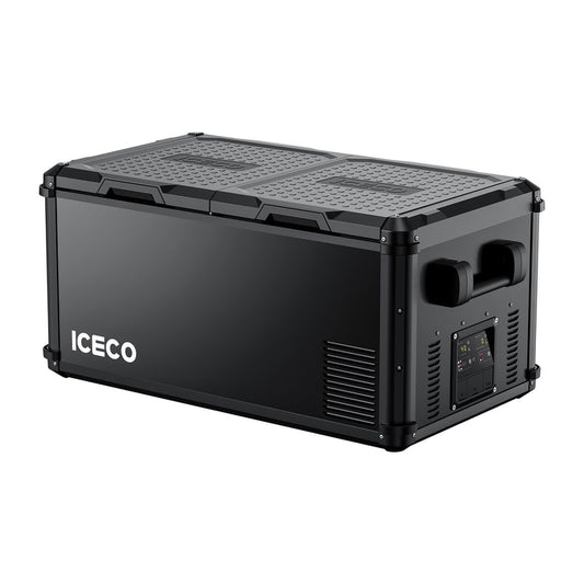 ICECO VL90ProD Gen II 90L Dual Zone 12V Fridge Freezer portable 12V fridge freezer for overlanding camping truck SUV RV