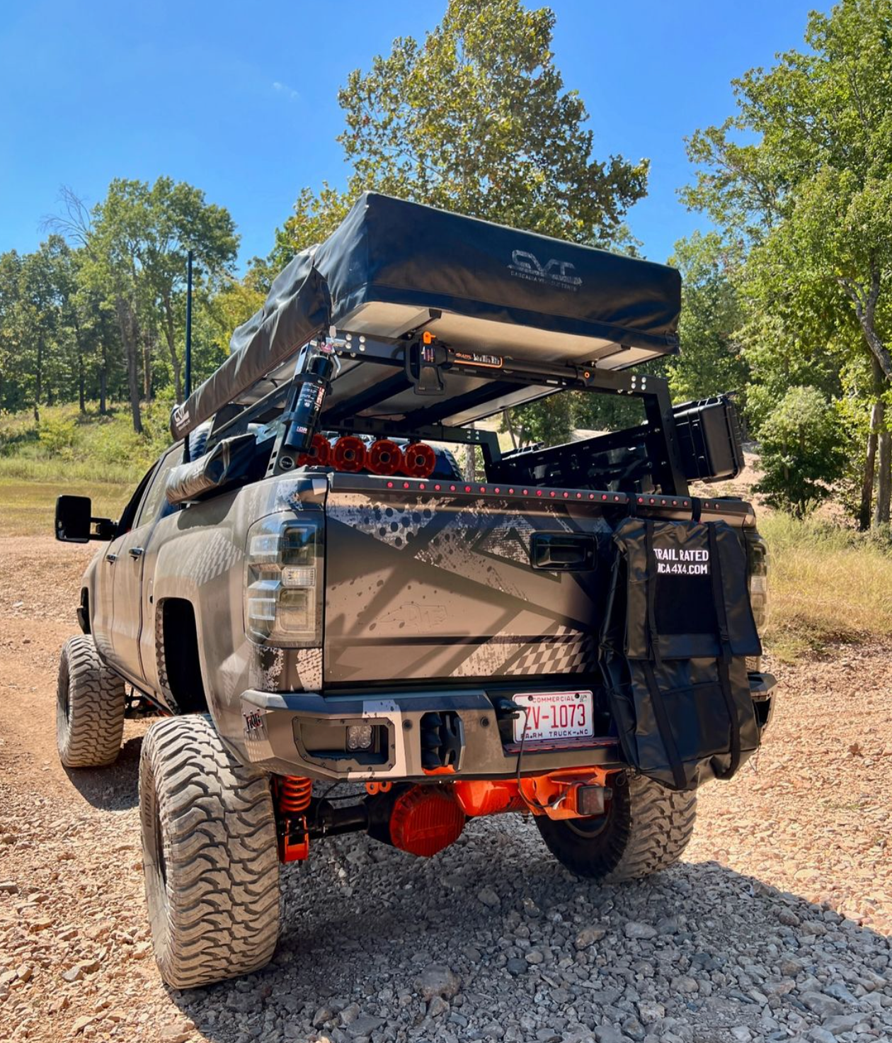 Series II Overland spare tire tailgate bag