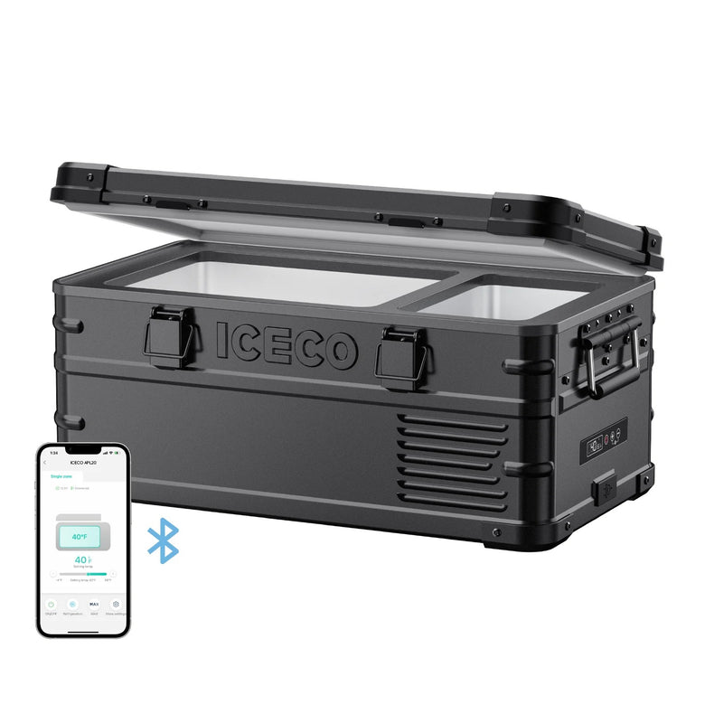 ICECO APL20 20L Black 12V Portable Fridge Freezer portable 12V fridge freezer for overlanding camping truck SUV RV