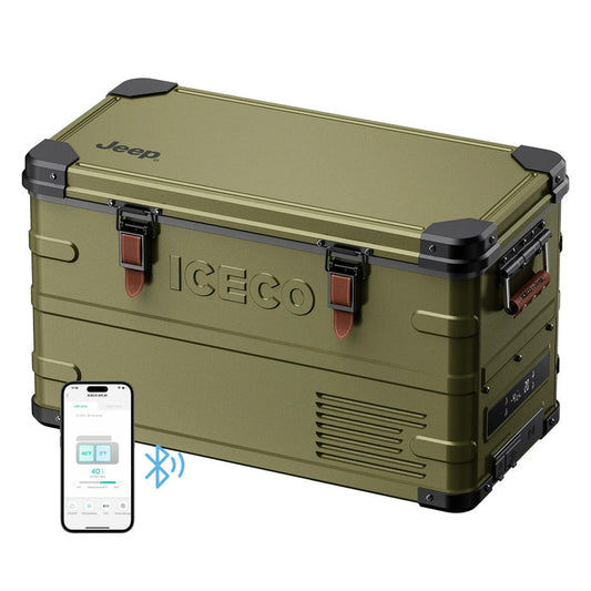 ICECO Jeep APL35 35L Dual Zone 12V Fridge Freezer portable 12V fridge freezer for overlanding camping truck SUV RV